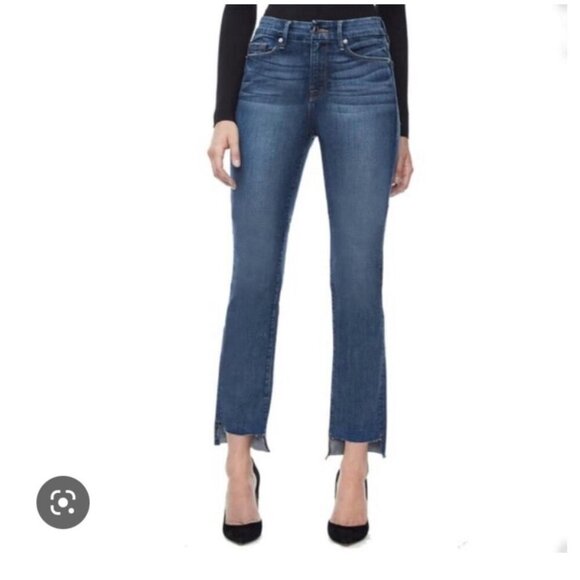 Good American Denim - Good American Step Hem Straight Jeans  Women's Size 6/28